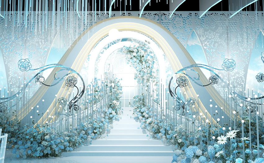 平鲁釡香烙馍村水晶厅效果展示